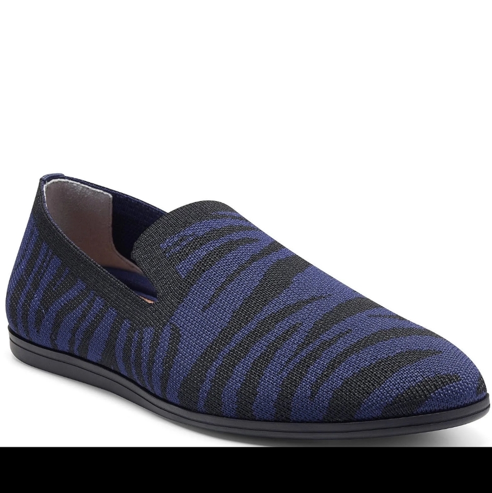 Corso Como Nehva Loafer - Blue Zebra Print - Size 8.5